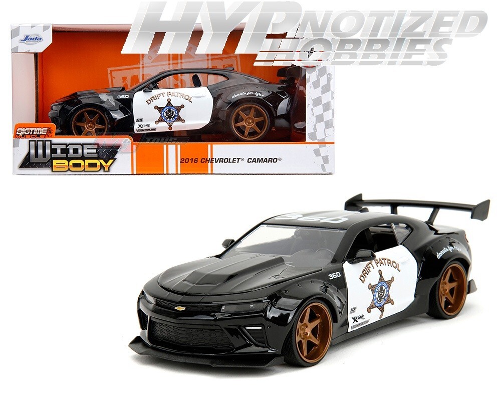 JADA 1:24 2016 CHEVROLET CAMARO SS WIDEBODY DRIFT DIE-CAST PATROL