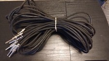 VTG Low Noise Instrument Cable 3 Cables 20 Ft. 1/4 Inch Male To Male