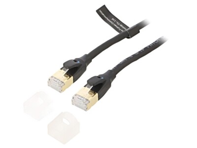 IKIBG Patch cord S/FTP Cat 8 Cu PVC schwarz 15m 30AWG Adern: 8 VENTION