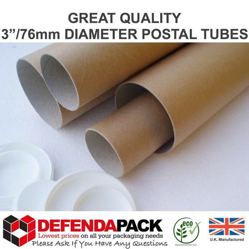 3" Diameter Artwork Poster POSTAL TUBES A5 C5 A4 C4 A3 C3 A2 C2 A1 C1