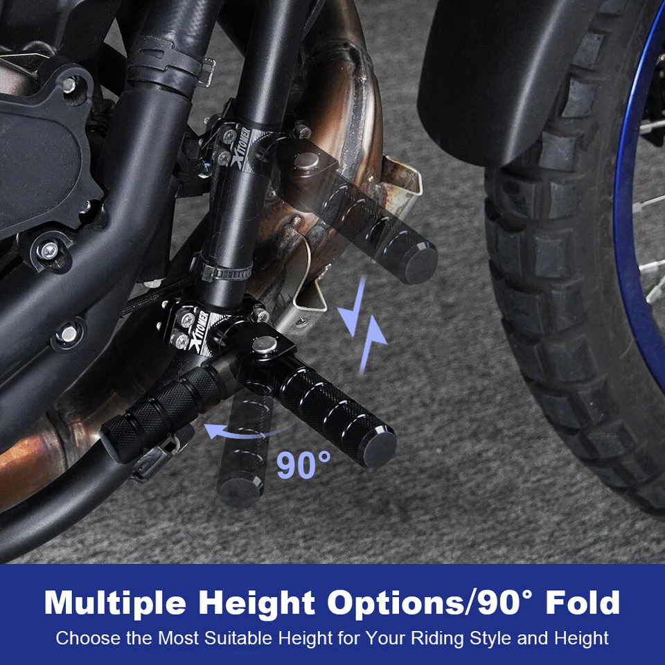 Регулируемые подножки для аварийной штанги двигателя водителя подходят для HONDA CBR 1100 XX 1997-2007 - Изображение 4 из 4