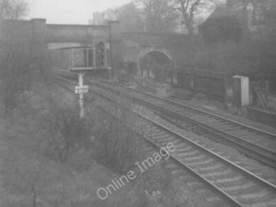 Photo 6x4 Somerset Road, Rail and Canal Chad Valley Bridge taking Somerse c1975
