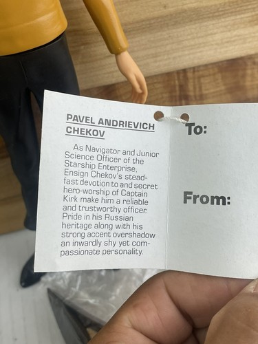 Vintage 1991 Star Trek Chekov Vinyl Hamilton Figurine with Stand and Tags HTF - Picture 5 of 10
