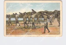 PPC Postcard WW1 US Army Rifle Drill