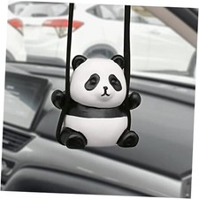 Car Hanging Ornament - Swinging Hanging Swing for Rear View Mirror, Funny Panda