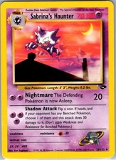 sabrina's haunter pokemon card Sabrina's Haunter #55 Prices | Pokemon Gym Challenge