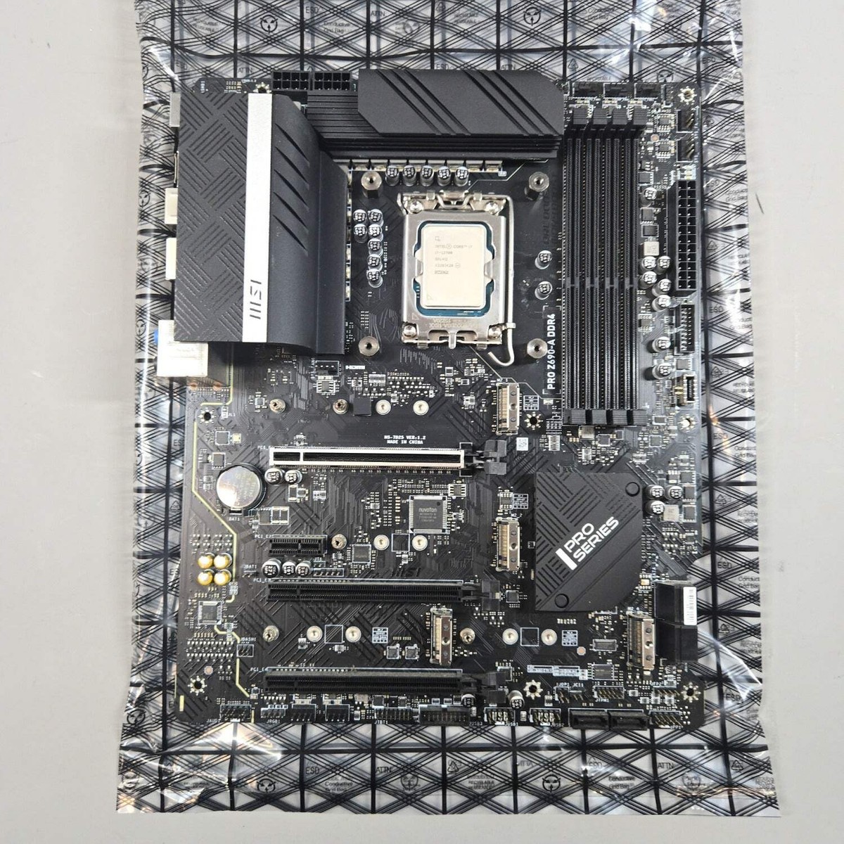 MSi Pro Z690-A AM4 ATX Intel DDR4 Motherboard W/ Core i7-12700 | eBay