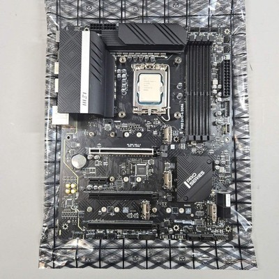 MSi Pro Z690-A AM4 ATX Intel DDR4 Motherboard W/ Core i7-12700 | eBay