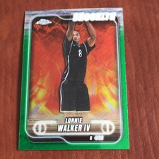 2024-25 Topps Chrome - Lonnie Walker IV #180 Green Refractor Logo