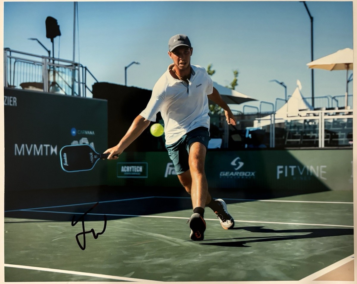 JW Johnson Autographed/Signed 8x10 Photo Pickleball Tennis PPA USA