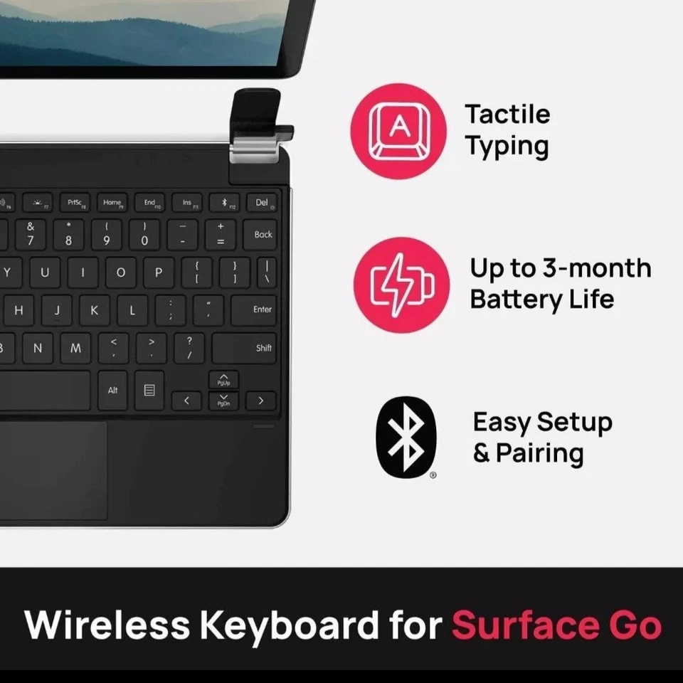 Brydge 10.5 Go+ Wireless Keyboard with Precision Touchpad - Image 3 of 4