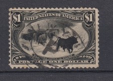 US #292 F-VF used 1898 $1 cv= $ 700