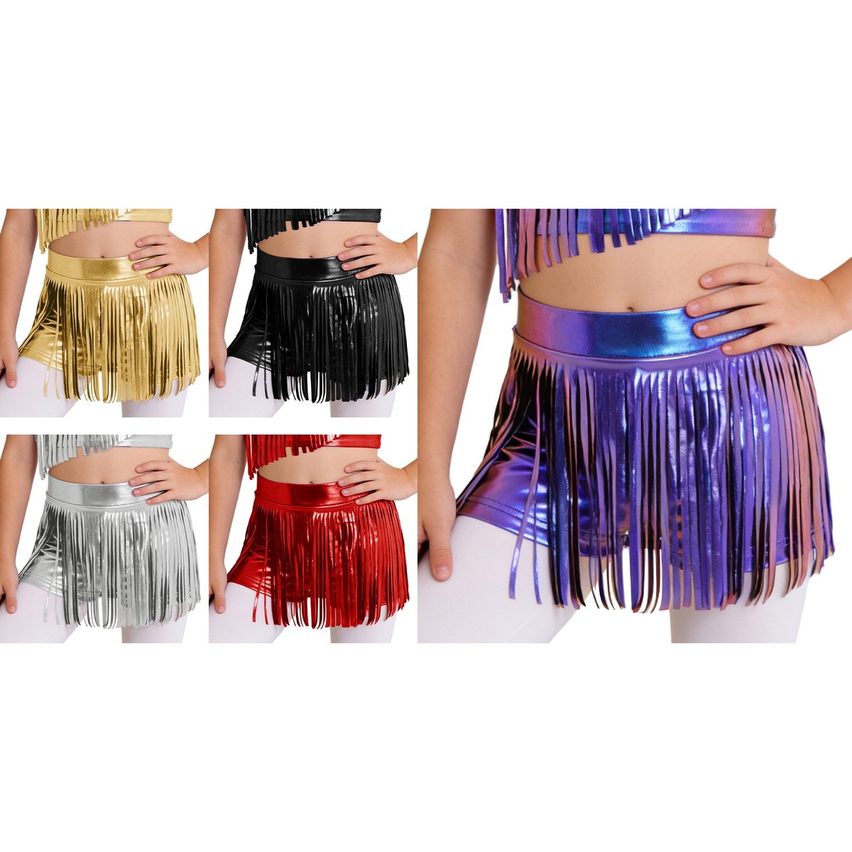 Girls Shorts Cosplay Bottoms Performance Pants Festival Dancewear