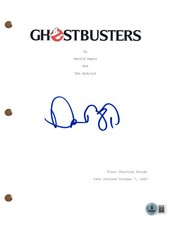 Dan Aykroyd "Ghostbusters" Signed Autograph Movie Script Screenplay Beckett COA