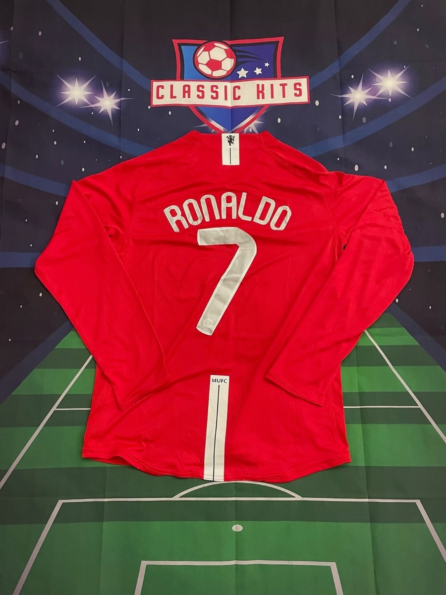 Ronaldo 07-08 Manchester United Home Long Sleeve Jersey #7 | eBay