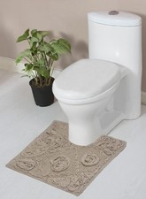 Modesto Bath Rug 100 Cotton Bathroom Rugs Set, Bathroom D cor, Washable Rug,...