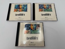CorelDraw 9 Graphics Suite 3 CD-Rom Software Disc Set ONLY - NO BOOKS