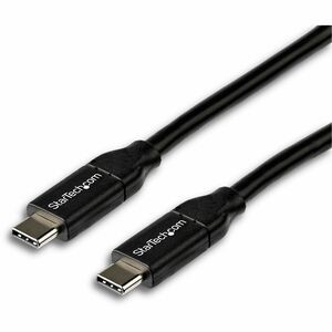 Startech 2M 6 Ft Usb C To Usb C Cable W/ 5A Pd M/M Usb 2.0 Usb-If Certified Usb