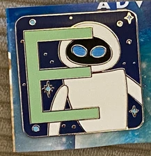 Disney Pixar Mystery Alphabet E EVE Wall-E Open Edition Pin NEW MINT