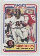 1984 Topps USFL Ricky Sanders #38 me2