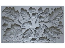 Iron Orchid Design Oak Leaves Acorns Decor Mould New in Package RETIRED IOD