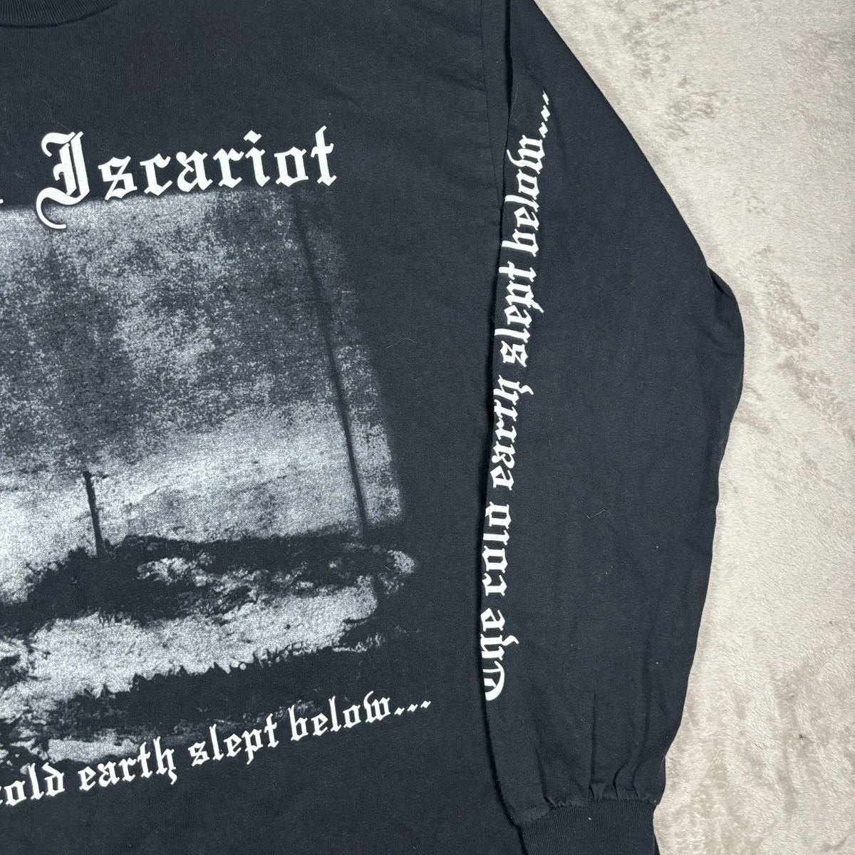 Judas Iscariot Shirt Mens Medium Black Long Sleeve Metal Band