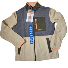 Eddie Bauer Kids Polar Fleece Jacket Large 10/12 Natural NWT