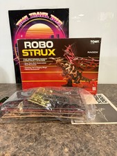 De colección 1985 Robo Strux Radox #5252 El robot motorizado Tomy 100 % completo