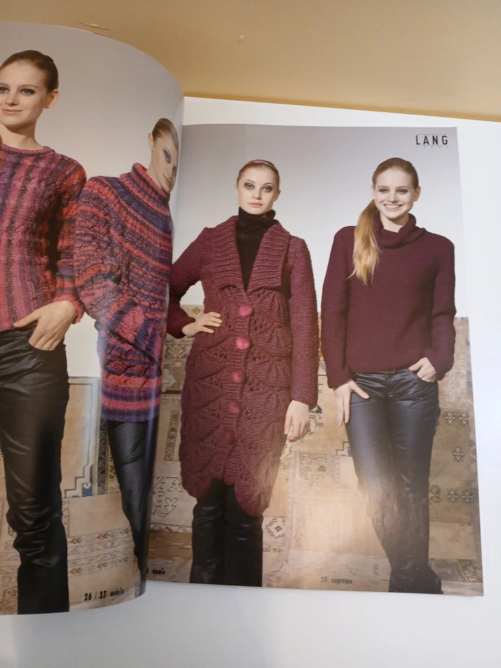 Lang Yarns FAM Fatto A Mano Knitting Magazines Lot of 5 -A - Image 4 of 4