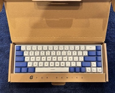Compact Gaming Keyboard 65 Percent Wired Type C Backlit Mechanical Style Key