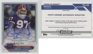 2023 Composite Topps Chrome Refractor /299 Cornelius Bennett #TCA-CB Auto
