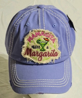Mamacita Needs A Margarita By Kbethos Vintage Women s Cap Distressed Hat New