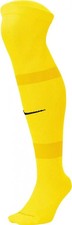 New Nike Matchfit Socks sz Large Yellow Soccer Knee High 1 pair