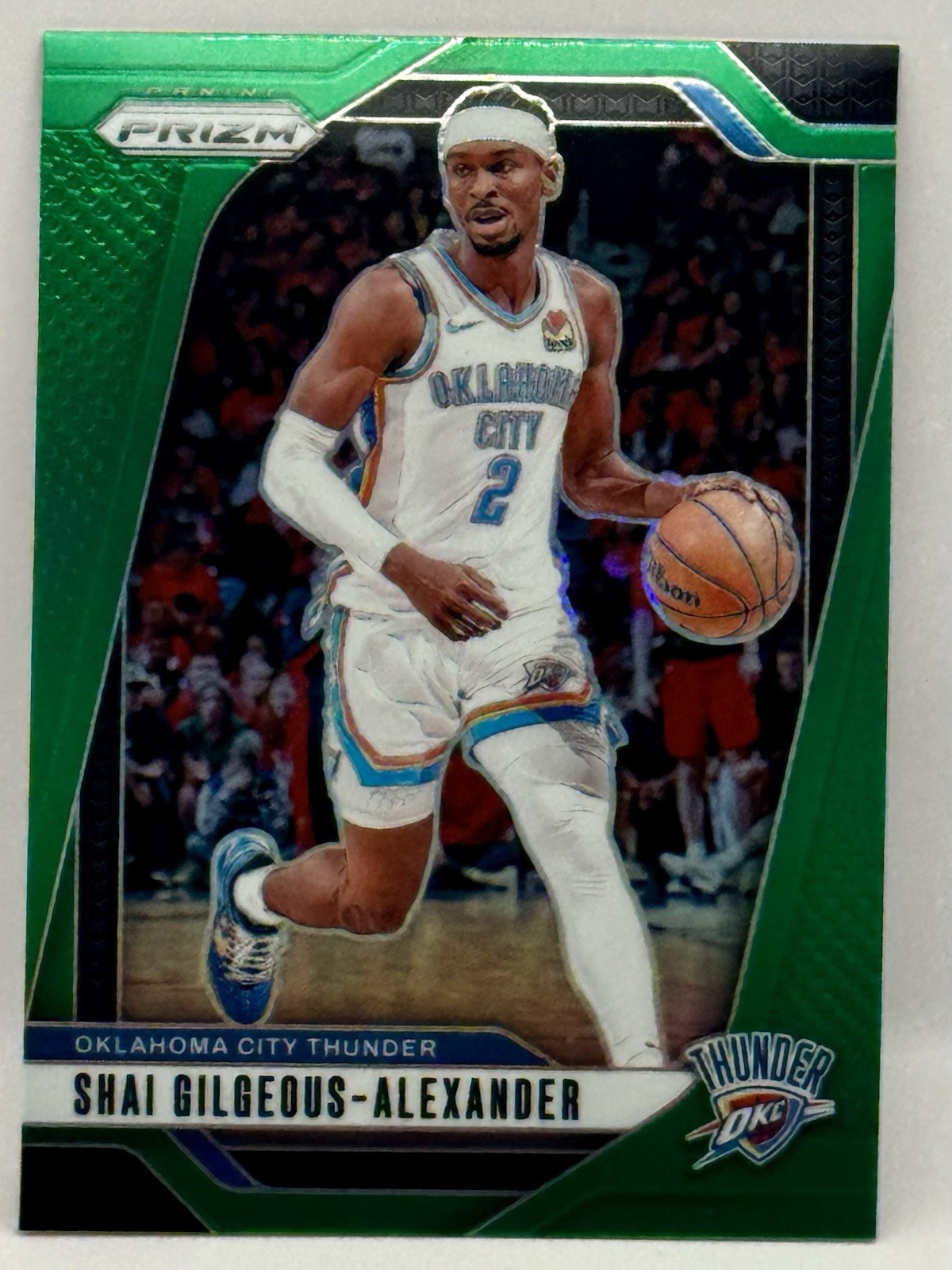2024-25 Shai Gilgeous-Alexander Panini Prizm Basketball Green Pulsar #113