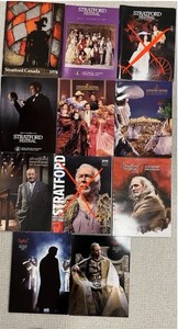 Stratford Festival Programs Variety Of Years Excellent Condition