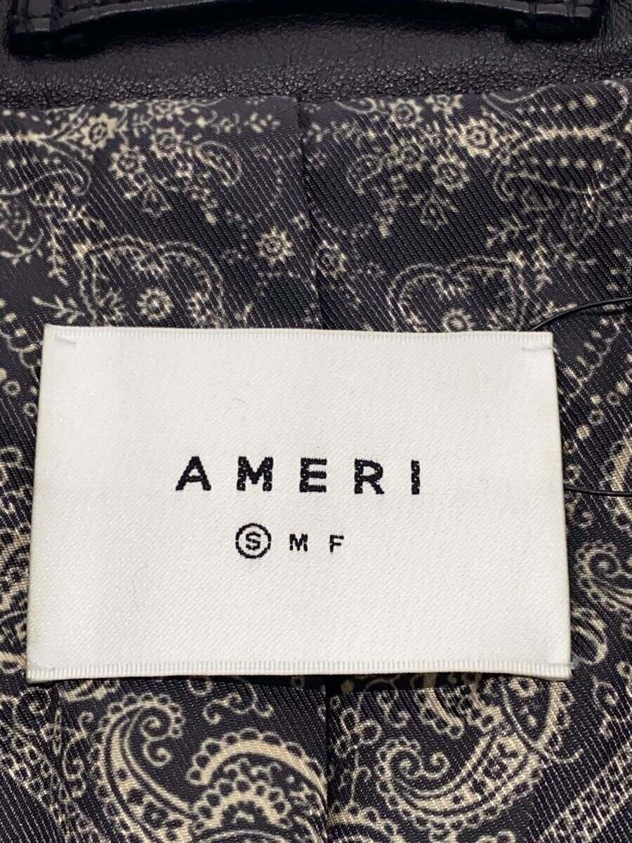 Ameri Double Riders Jacket/S/Sheep Leather/Blk/01… - image 3