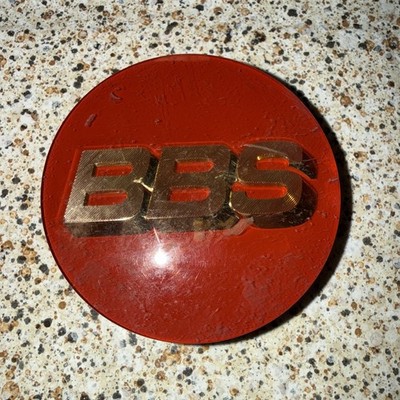 BBS Wheels Red Custom Wheel Center Cap Caps # 56.24.120 / Fluke / Disk / PMMA
