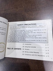 The Krion Conquest Nintendo NES Manual Only!