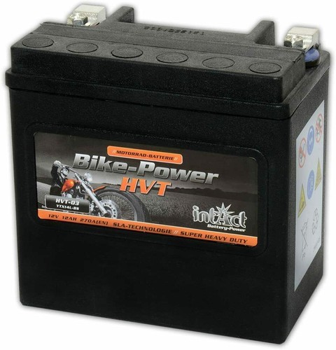 HVT03 BATTERIA INTACT GEL PER HARLEY DAVIDSON XL 1200V SEVENTY TWO 2013 - 250 Ah - Foto 1 di 1