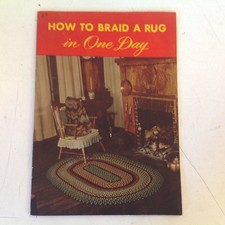 Vintage 1949 Nu-Flex Corp How To Braid A Rug In One Day Crafting Booklet Guide