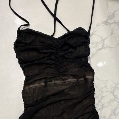 pink mesh see through dress Blue Zone Planet