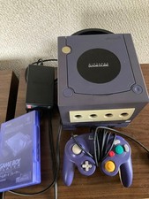Nintendo GameCube Violet NTSC-U Game Boy Player Disc Set Tested A0346