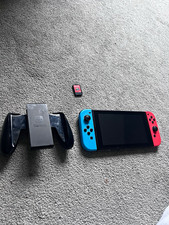 Nintendo Switch Console Neon Red/Blue Joy-Con + Grip, 32GB PAL