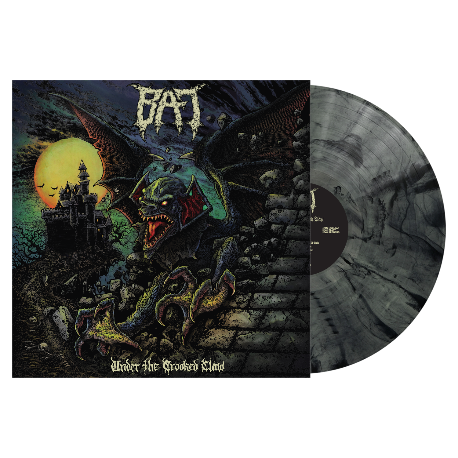 Bat 'Under The Crooked Claw' LP Clear Black Marbled Vinyl NEW SEALED