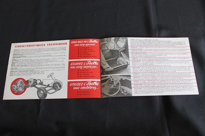 Microcar Isetta Velam ISO Milan race car french language Prospekt Brochure