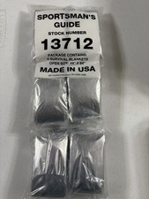 6 NEW Survival Blankets 54” X 84” USA Made