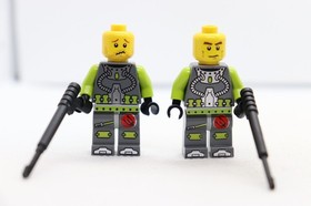 2) Atlantis Diver Lot W/ Shark Key Atlantis 7985 8078 LEGO&reg; Minifigure Figure