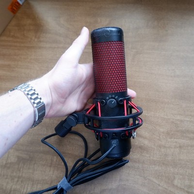 HyperX Quadcast USB Condenser Gaming Microphone HX-MICQC-BK
