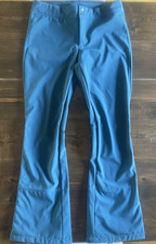 The North Face Snow Pants Women's 12 Blue WindWall Softshell Lined Ski Snowboard