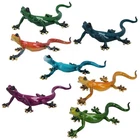 Gecko Lizard Resin Wall Shed Fence Sculpture Decor Statue Ornament House